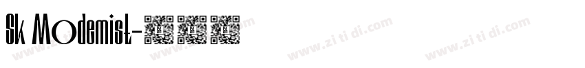 Sk Modemist字体转换